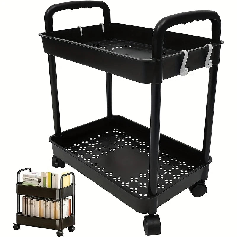 2-Tier/3-Tier/4-Tier Multi-Functional Rolling Storage Cart