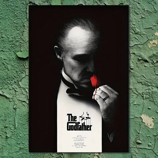 1pc Framed Canvas Art Poster - Classic Movie-Inspired Wall Decor for Living Room & Bedroom, Vintage & Contemporary Style